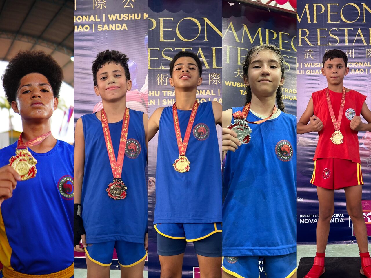 Jovens atletas de Potengi se destacam em Campeonato Interestadual de Kung Fu