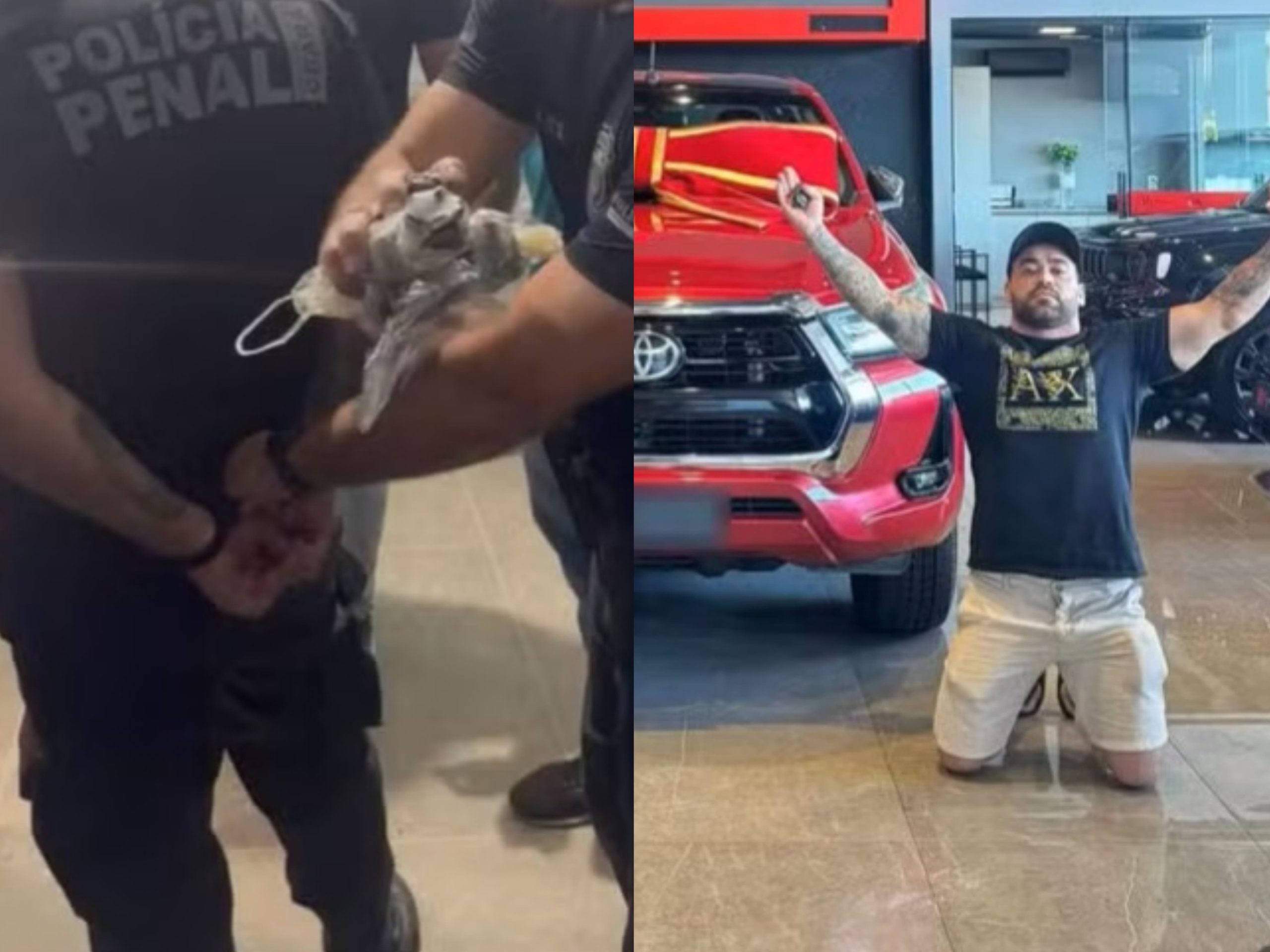 Policial penal é preso entregando eletrônicos para detentos na Grande Fortaleza