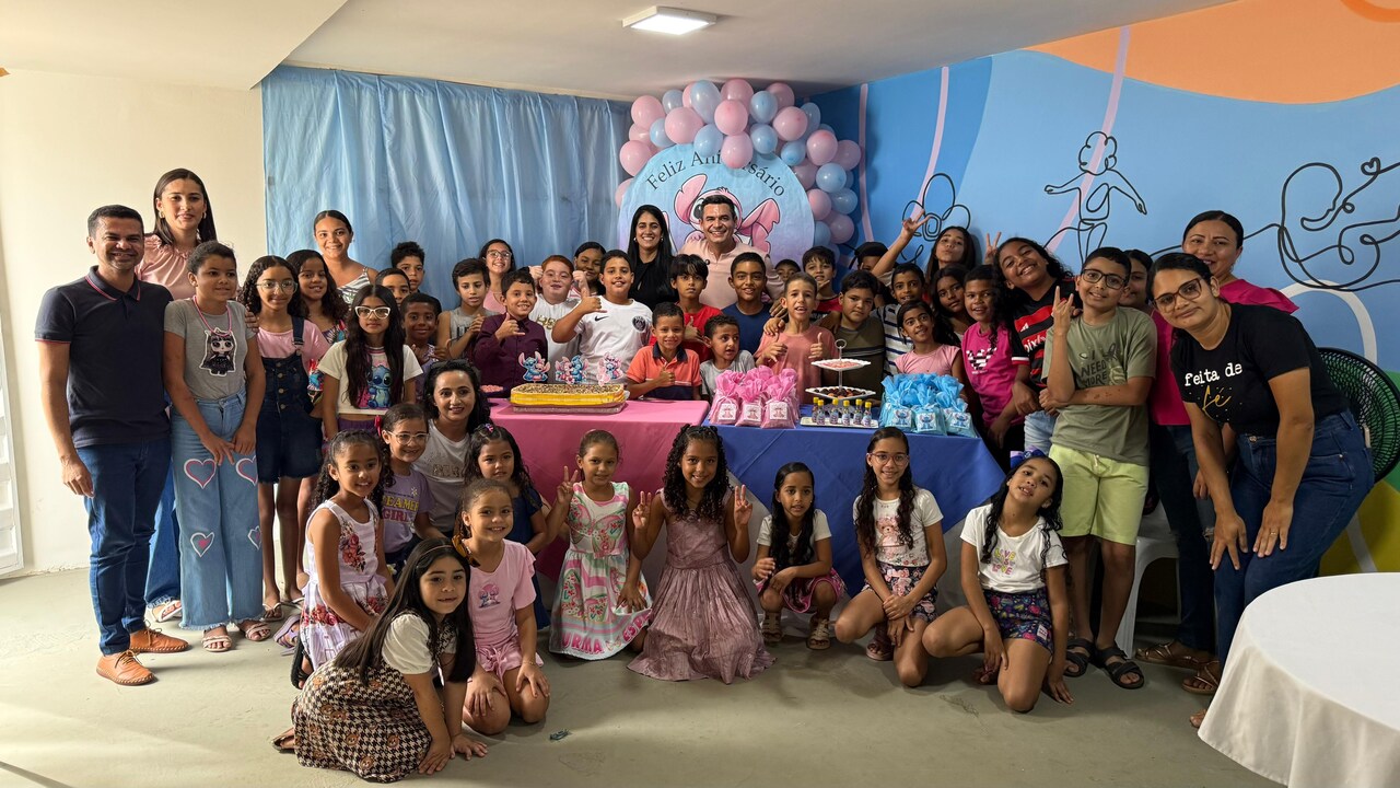Prefeitura de Potengi celebra aniversário coletivo de crianças