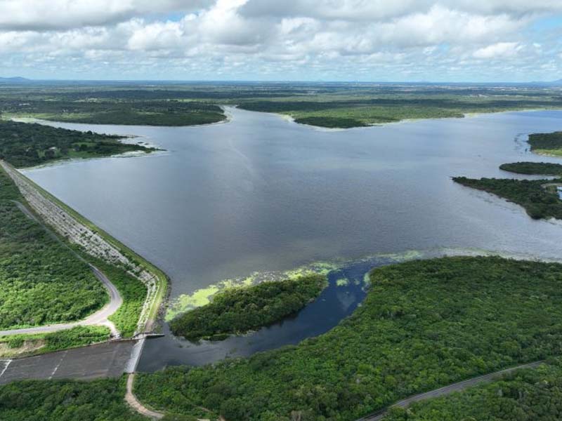 Ceará encerra quadra chuvosa de 2025 com 55% de volume armazenado em seus reservatórios
