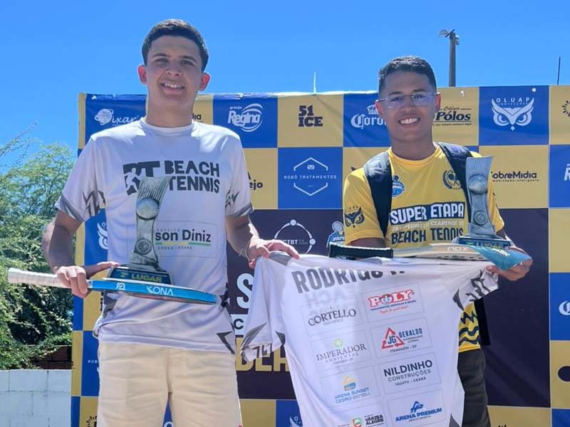 Várzea Alegre conquista vice-campeonato na Super Etapa do Campeonato Cearense de Beach Tennis