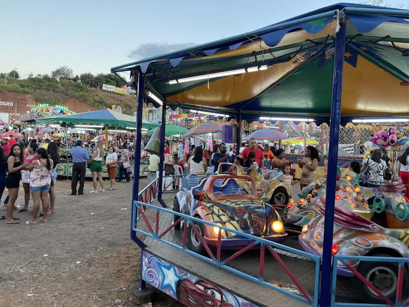 Parque de diversões da Expocrato 2025 começa a funcionar nesta sexta-feira (11)