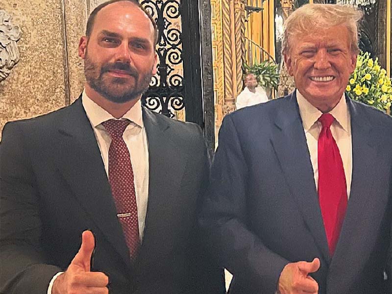 Moraes prorroga inquérito que investiga Eduardo Bolsonaro