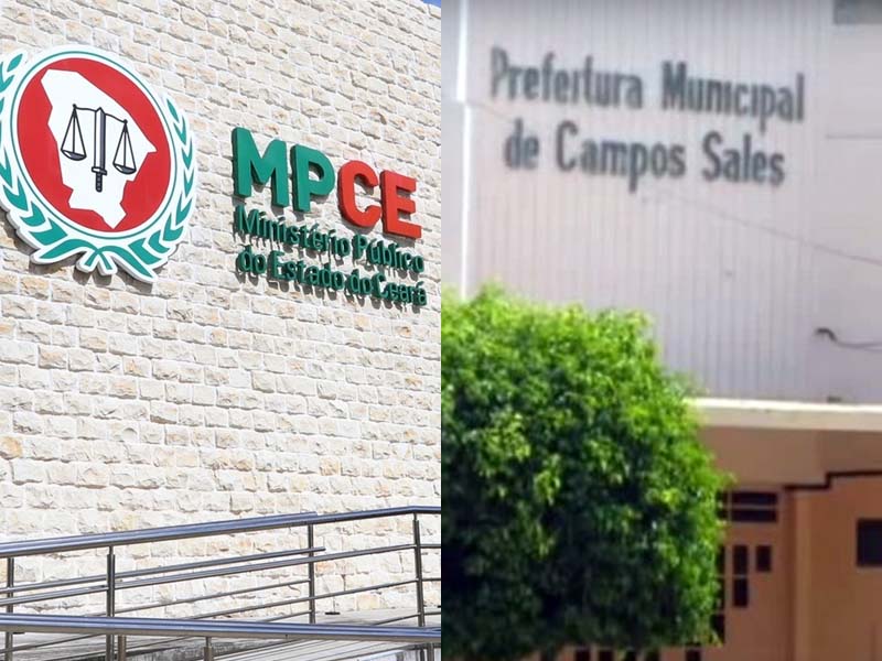 MP do Ceará ajuíza ação contra Prefeitura de Campos Sales para anular contratos celebrados sem licitação com escritório de advocacia