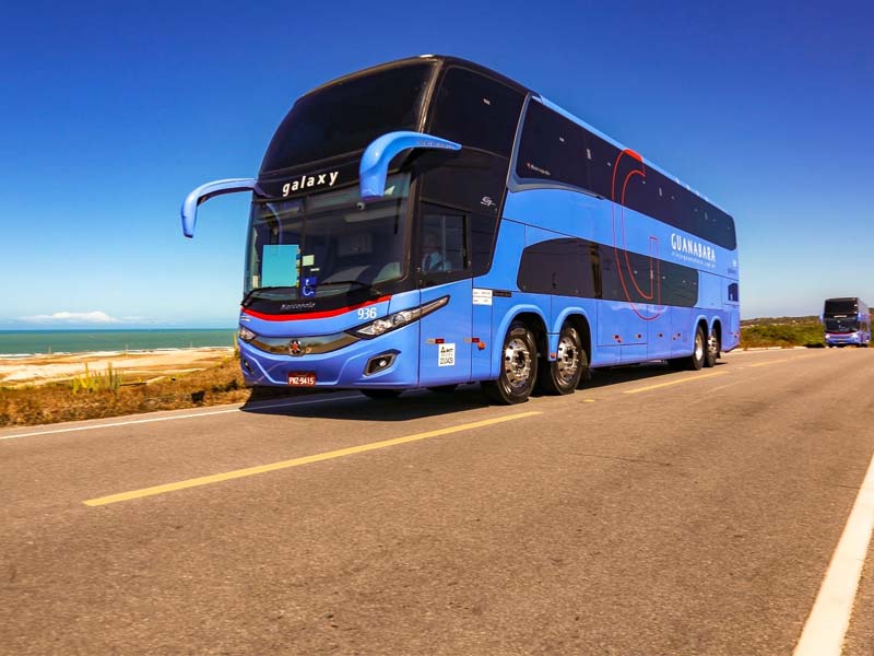 Guanabara dobra frota de ônibus para Expocrato com veículos leito e Double Decker