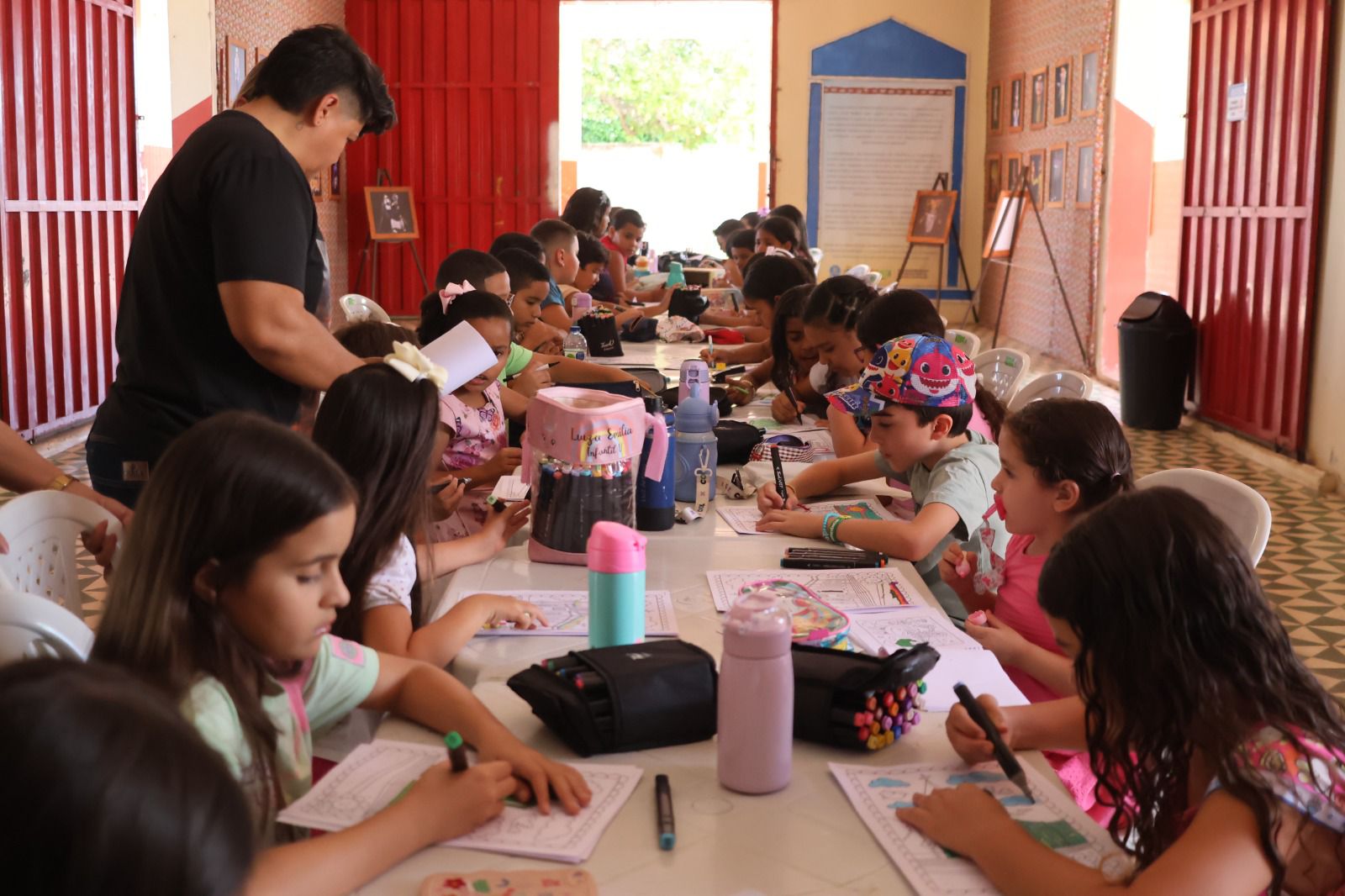 Agosto Verde em Potengi reúne cerca de 150 crianças no Centro Municipal de Arte e Cultura por meio de ações da Prefeitura