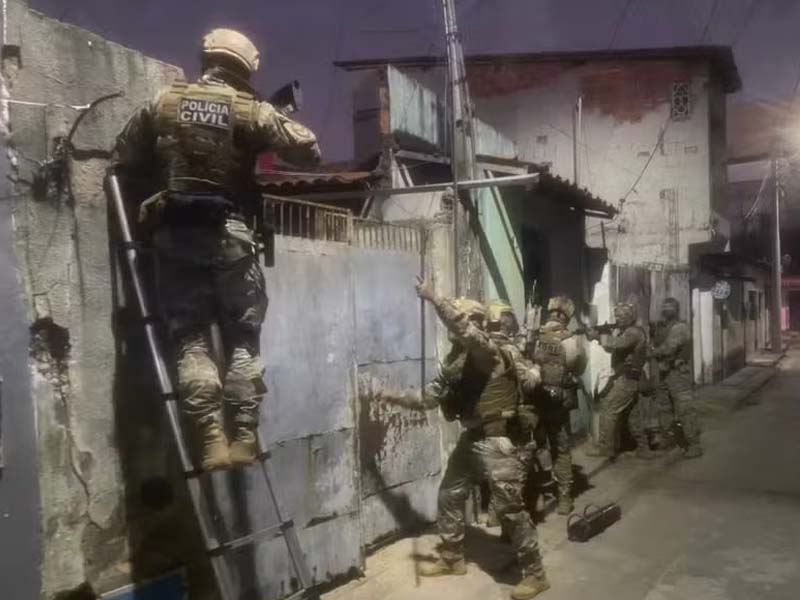 Operação captura membros do Comando Vermelho em Juazeiro do Norte e Crato