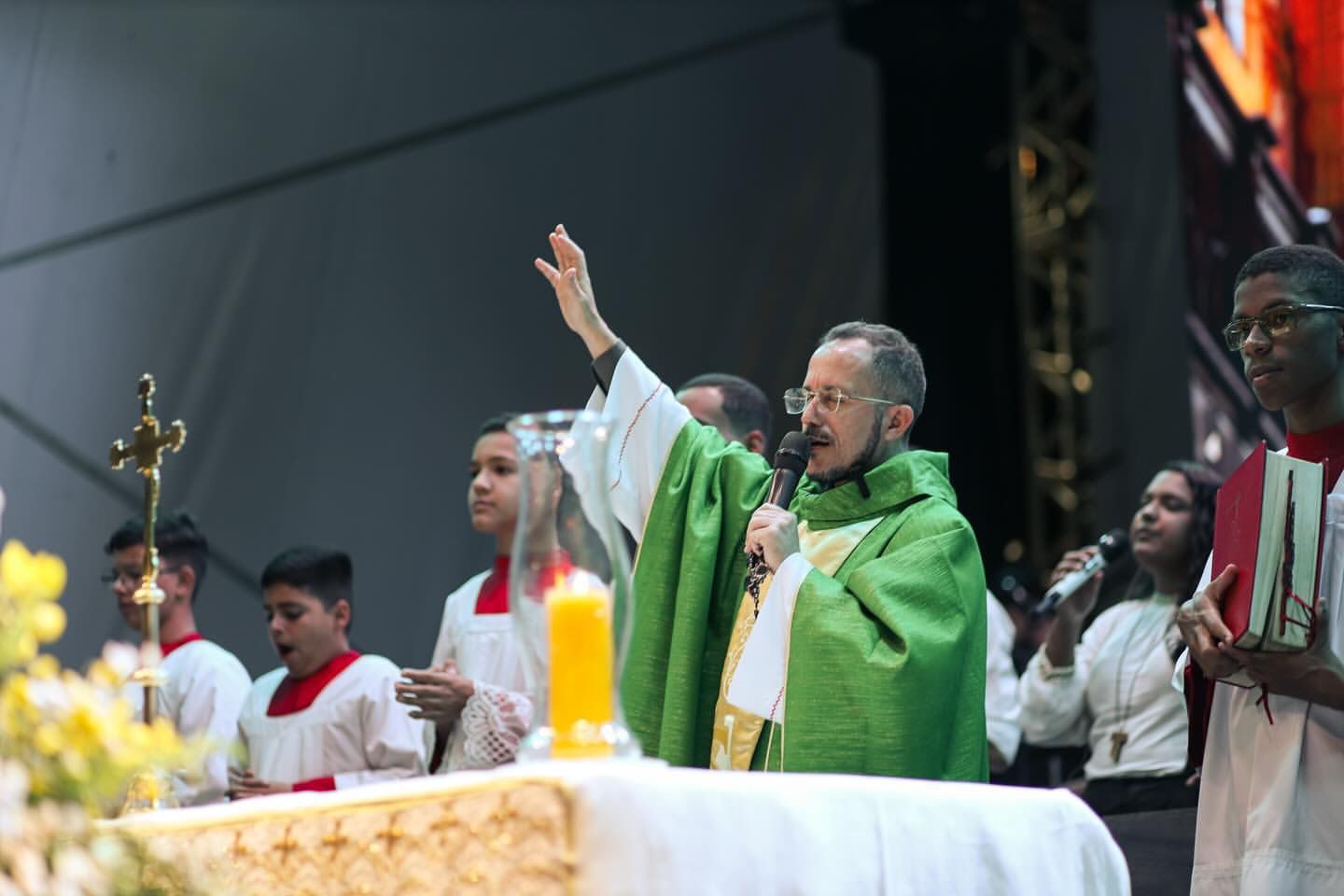 Festival Expobrejo 2025: Missa em Ação de Graças celebra os 135 anos de Brejo Santo e leva multidão ao Parque de Eventos