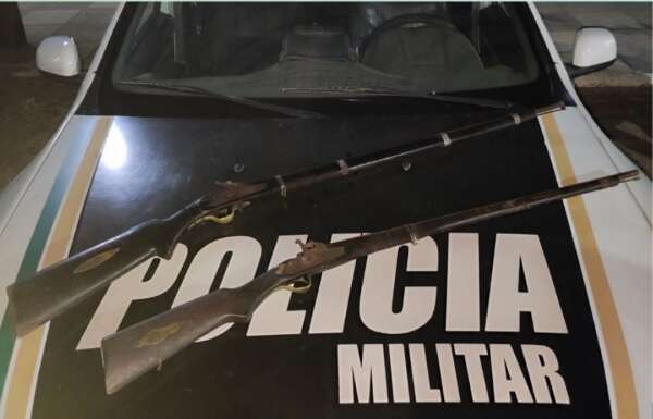 Polícia prende suspeito por tentativa de homicídio e apreende duas espingardas em Nova Olinda