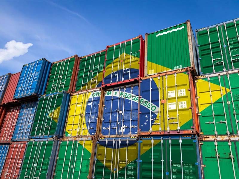 Exportações brasileiras cresceram 4,8% em julho