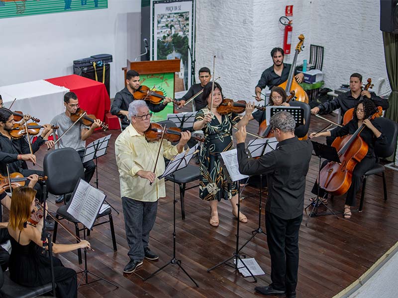 Orquestra Vila da Música se apresenta na abertura do Seminário “Raízes do Amanhã”, do programa Kariri Criativo
