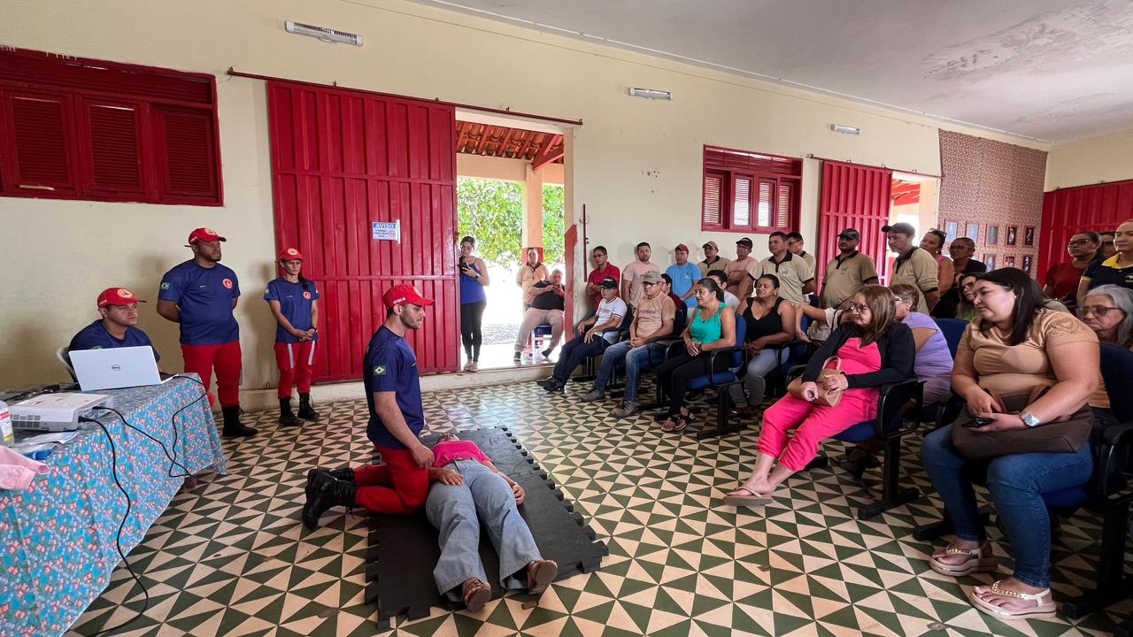 Secretaria de Saúde de Potengi promove capacitação em primeiros socorros para profissionais da linha de frente