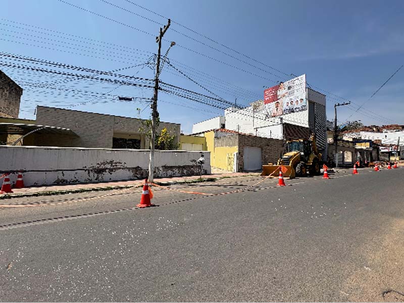 Crato inicia obra de fiação subterrânea no centro urbano