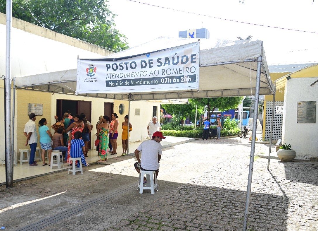 Município disponibiliza postos estratégicos em saúde para atendimento à população romeira