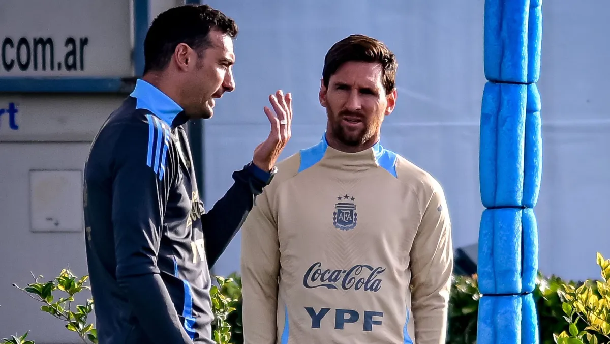 Scaloni sobre aposentadoria de Messi na Argentina: “Ele decide quando”