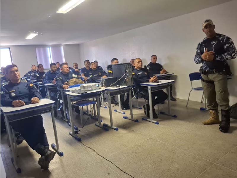 Policiais municipais em Juazeiro participam de curso de Nivelamento Tático Operacional
