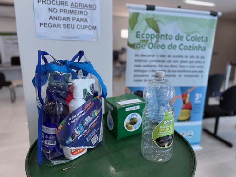 Ecoponto realiza sorteio para doadores de óleo, em Crato