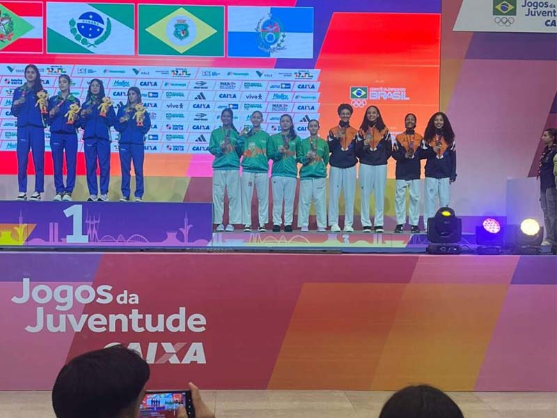 Taekwondo cearense conquista mais uma medalha nos jogos da juventude