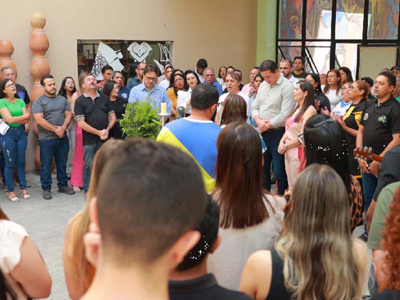 Juazeiro do Norte: Imagem de Nossa Senhora das Dores é acolhida no Centro Administrativo durante Romaria