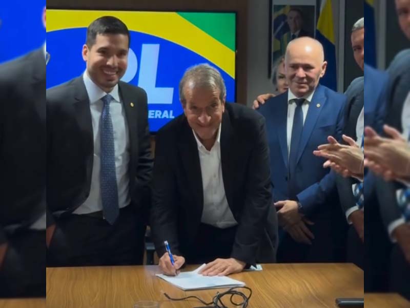 André Fernandes assume presidência do PL no Ceará com apoio de Bolsonaro e cúpula partidária