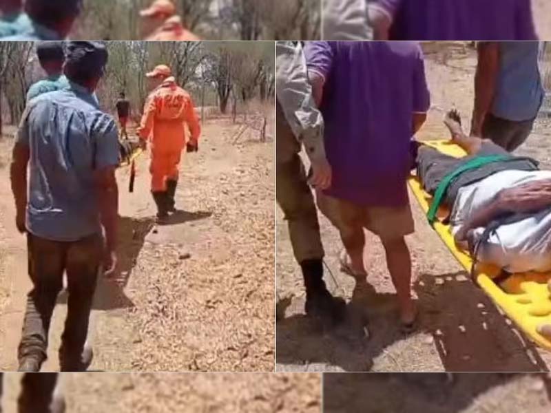 Homem de 72 anos é resgatado após cinco dias desaparecido em mata em Assaré
