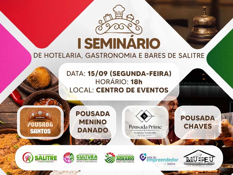 I Seminário de Hotelaria, Gastronomia e Bares de Salitre