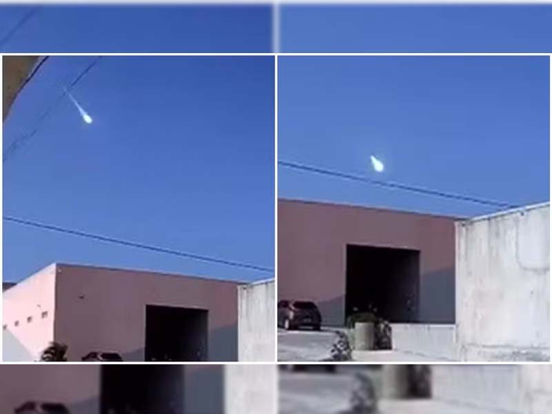 Meteoro é avistado durante o dia em cidades do interior do Ceará