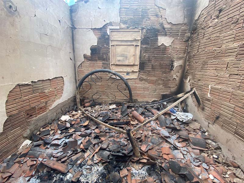 Vídeo: idoso de 62 anos morre carbonizado dentro de casa, no sítio Santa Rosa, em Crato