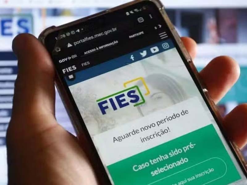Inscrições para vagas remanescentes do Fies começam nesta quinta-feira