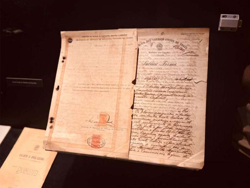 Centro de Memória da Fazenda do Ceará expõe documento inédito que revela atuação de Padre Cícero em programa econômico