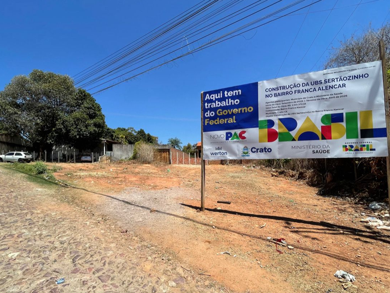 Prefeitura do Crato dá ordem de serviço para construção do CAPS Infantil e da nova UBS do Sertãozinho