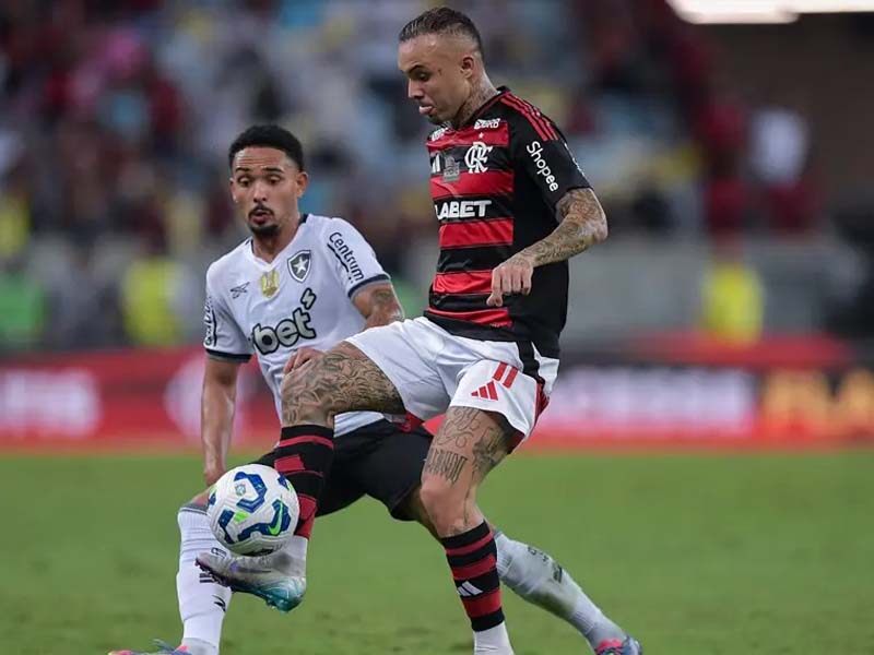 Flamengo atropela Botafogo e segue firme na caça ao Palmeiras
