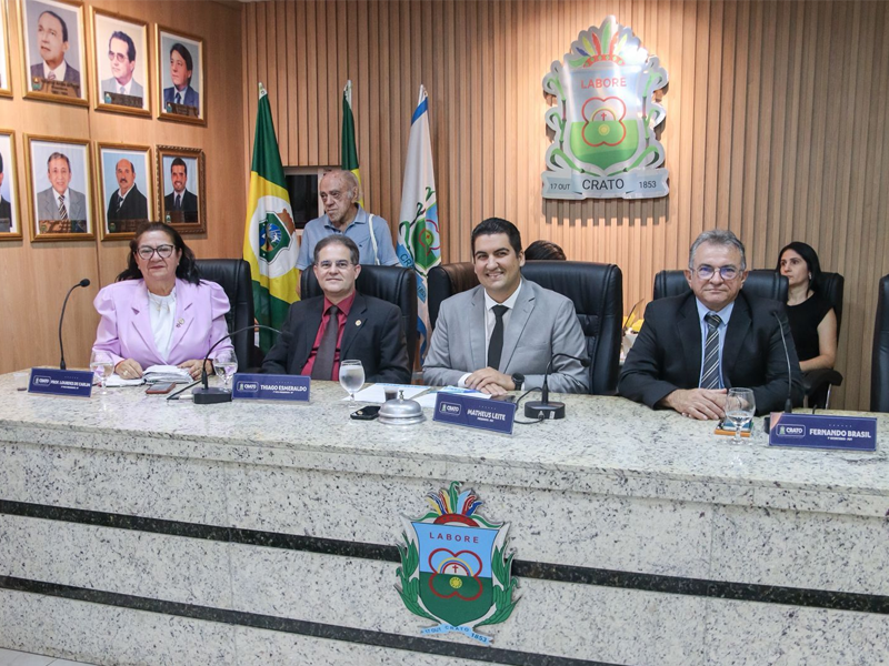 Câmara do Crato aprova projeto que reestrutura a Brigada Municipal de Incêndio e mais 7 matérias