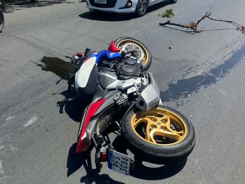 Vídeo: homem morre após ter perna amputada durante atropelamento causado por moto em alta velocidade na avenida Padre Cícero, em Crato