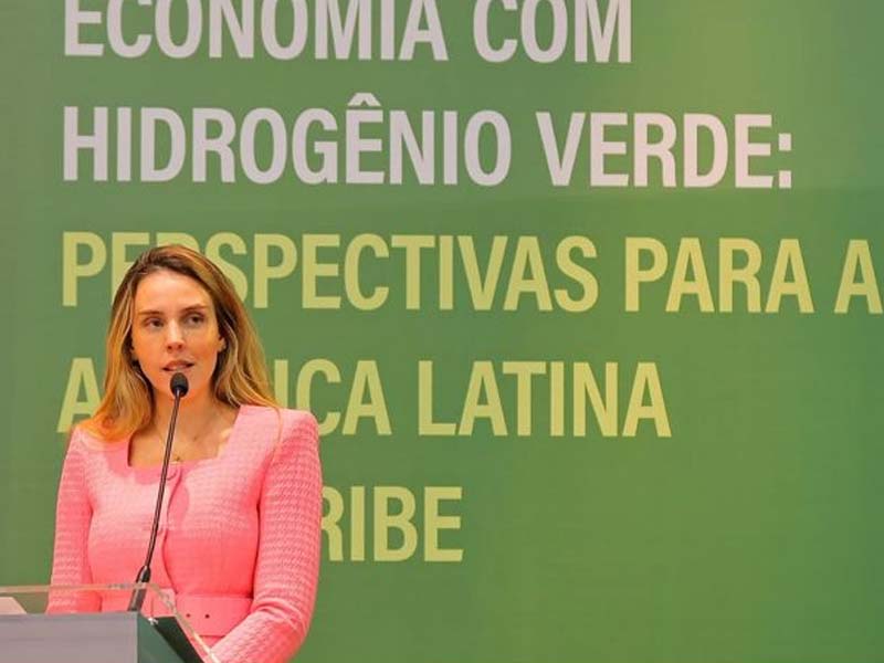 Jade Romero destaca papel estratégico do Ceará no avanço do hidrogênio verde durante o H2LATAM Summit Brazil
