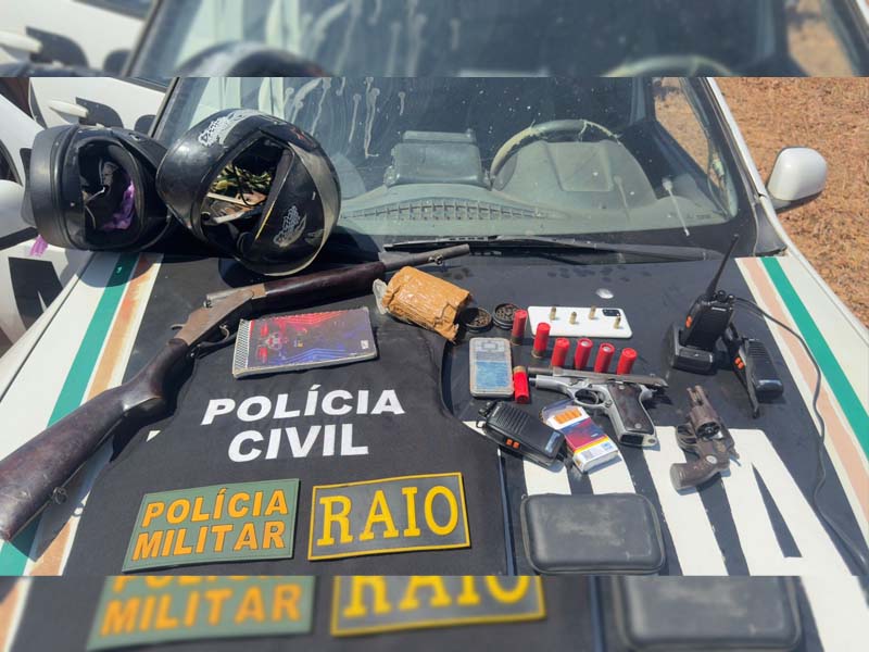 Três homens são presos em Missão Velha suspeitos de tentativa de homicídio e tráfico de drogas