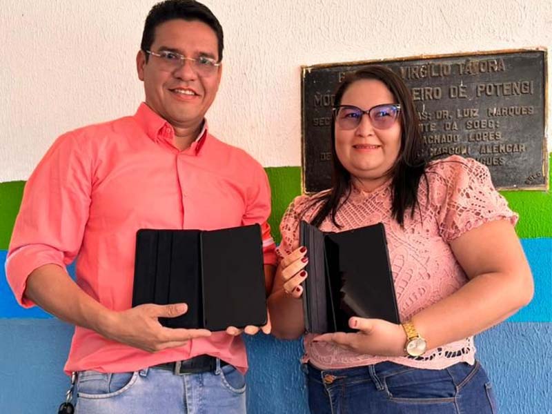 Prefeitura de Potengi entrega 27 tablets a agentes de saúde para modernizar atendimentos e agilizar registros