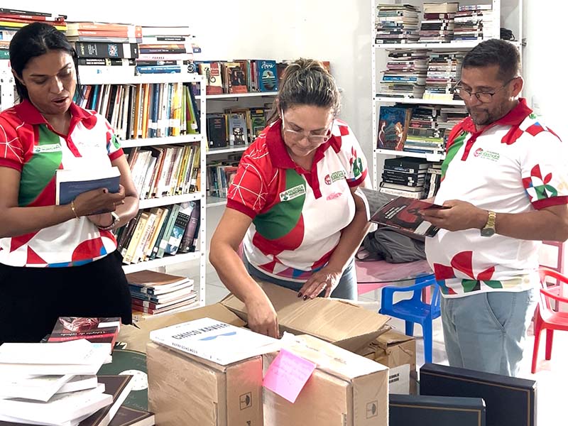 Salitre: Biblioteca Municipal Professora Maria Pureza Pereira recebe novo acervo de livros