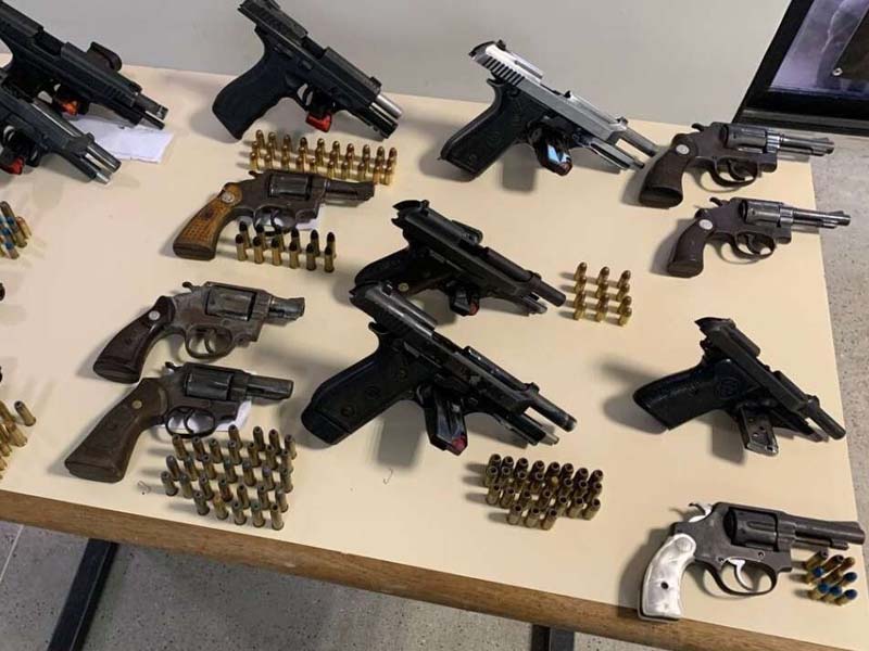 Forças de Segurança apreendem 5.328 armas de fogo nos nove primeiros meses deste ano no Ceará