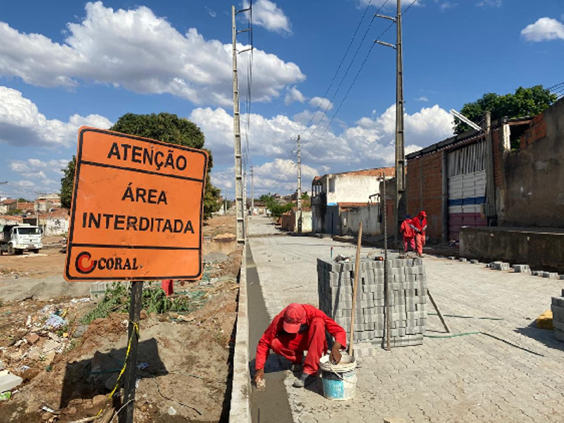 Juazeiro do Norte: três localidades terão interdições temporárias no bairro Triângulo para serviços de pavimentação