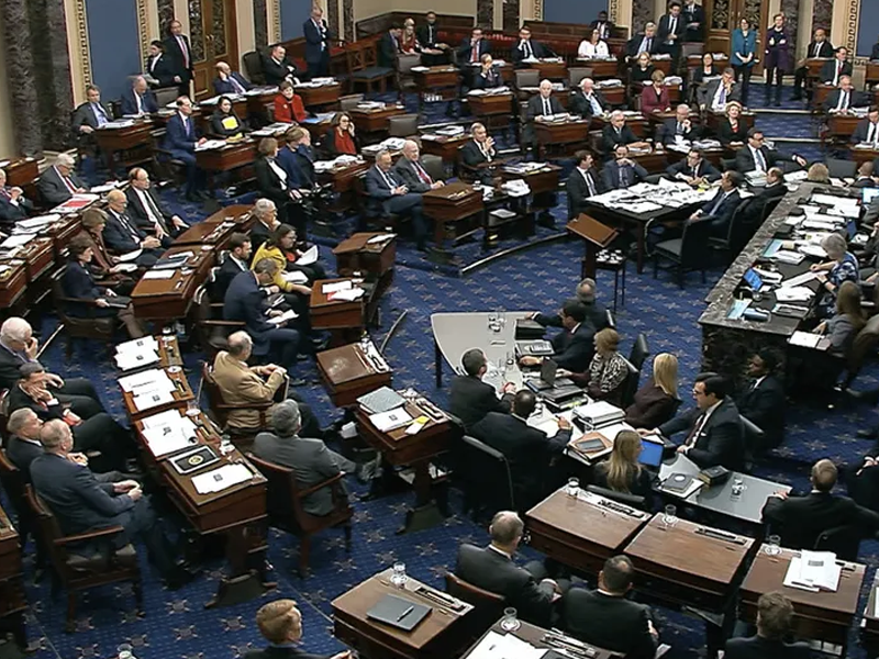 Senado dos EUA avança com projeto para encerrar paralisação do governo