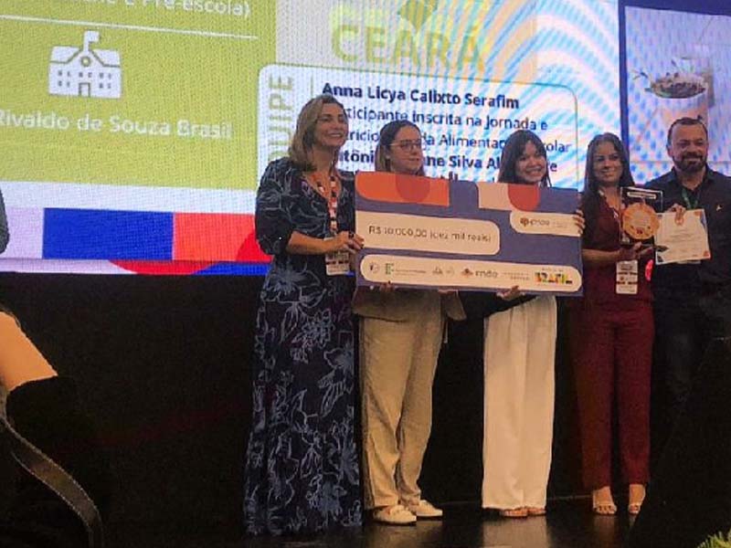 Prefeitura do Crato é premiada em Brasília por projeto de Educação Alimentar e Nutricional