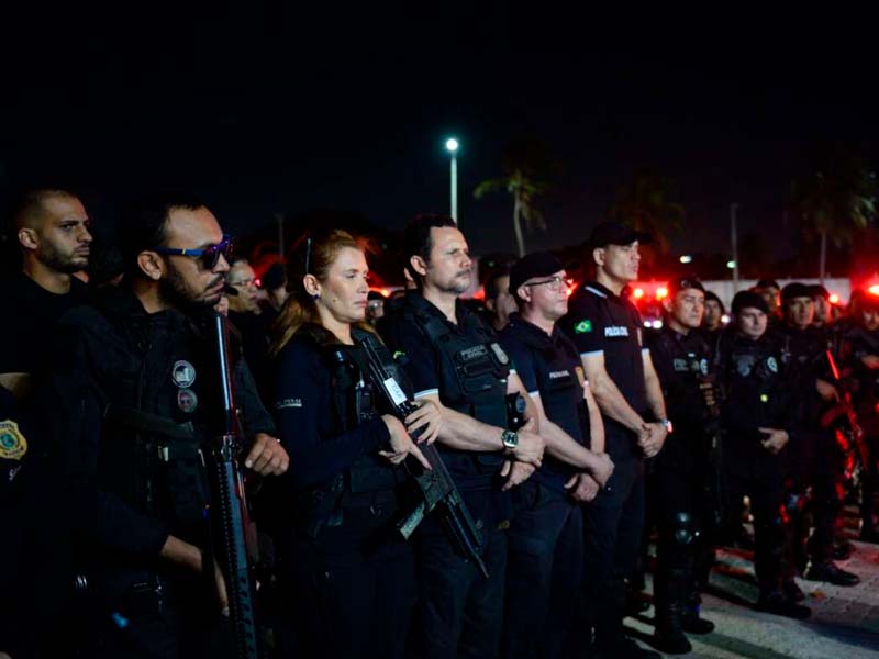 Forças de Segurança capturam 220 pessoas e apreendem 33 armas de fogo durante Operação Integração Saturação Total no Ceará