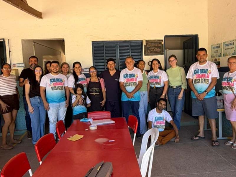 Ação social liderada pelo vereador Humberto Teles leva atendimentos de saúde e diversos serviços à população do sítio Santo Antônio, em Crato