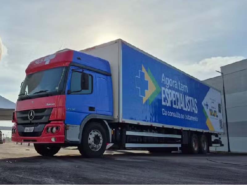 Crato recebe a Carreta da Saúde do programa federal Agora Tem Especialistas