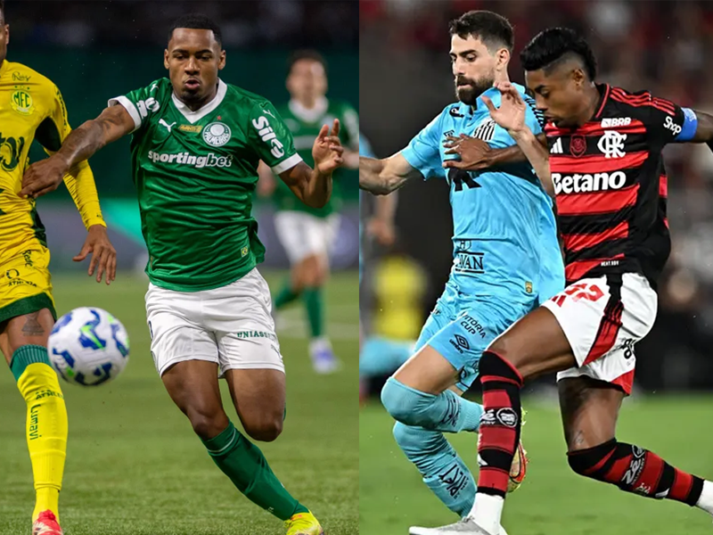 Palmeiras tropeça, e Flamengo empata a liderança do Brasileirão
