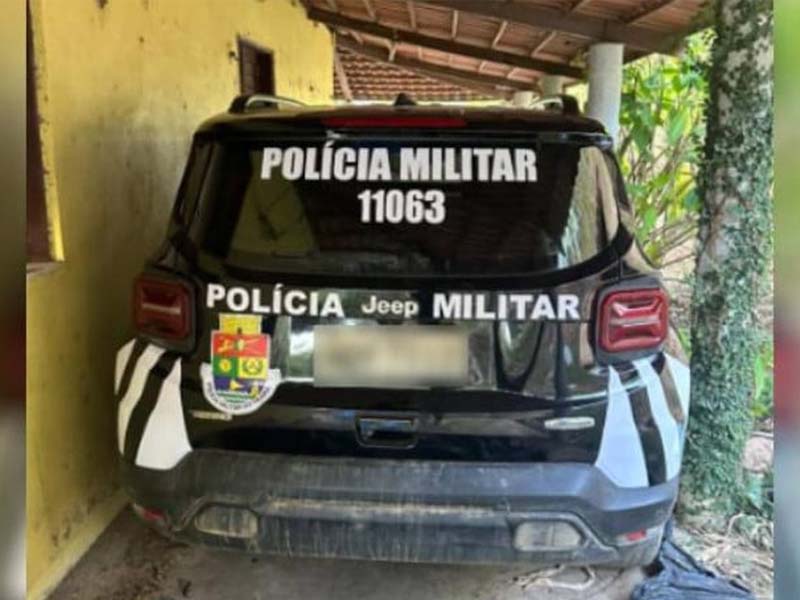 Homem é preso com viatura falsa da Polícia Militar no interior do Ceará