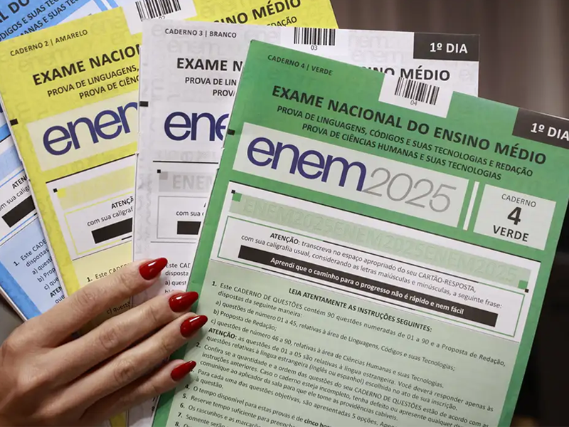 Enem 2025: divulgados gabaritos e cadernos de provas do 2º dia
