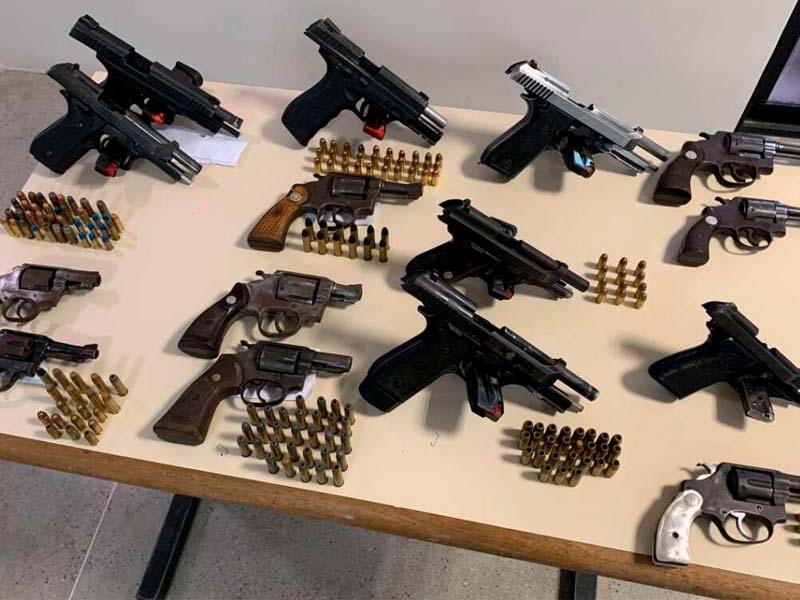 Forças de Segurança apreenderam mais de 6 mil armas de fogo em 10 meses, no Ceará