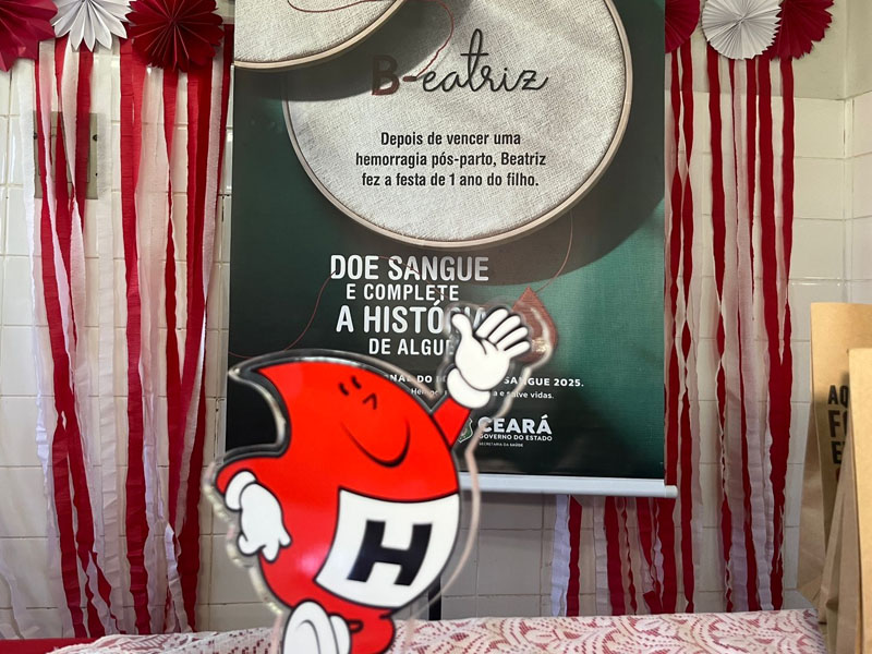 Vídeo: Semana Nacional do Doador de Sangue mobiliza ações e homenagens no Hemocentro do Crato